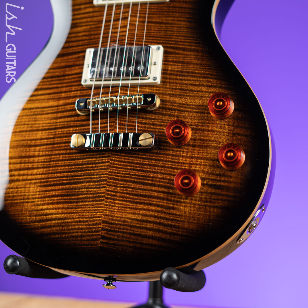 PRS SE McCarty 594 Singlecut Electric Guitar Black Gold Burst Demo