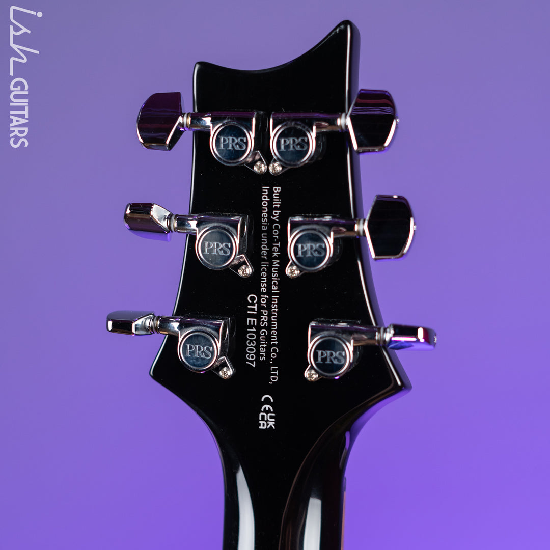 PRS SE Custom 22 Semi-Hollow Black Gold Sunburst