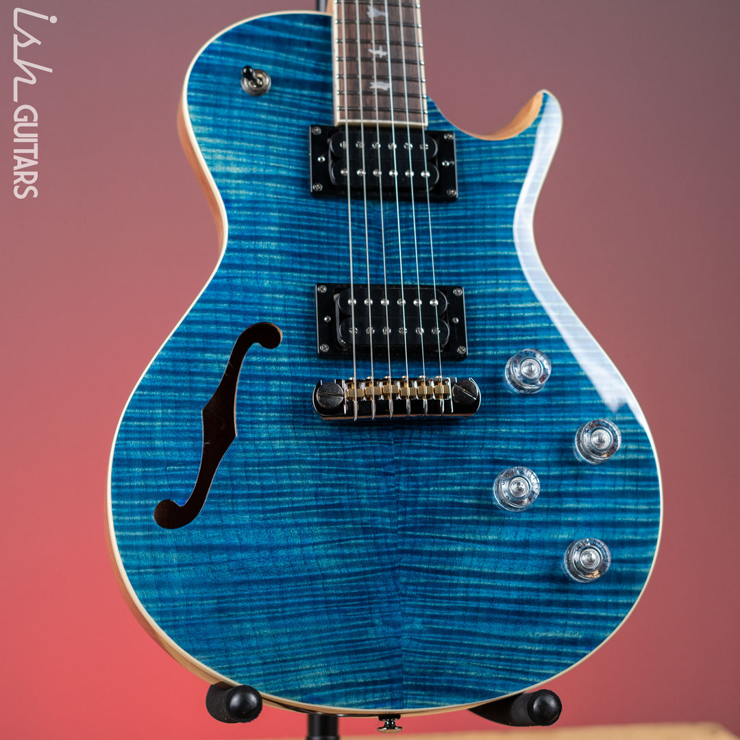 PRS SE Zach Myers 594 Semi-Hollow Myers Blue – Ish Guitars