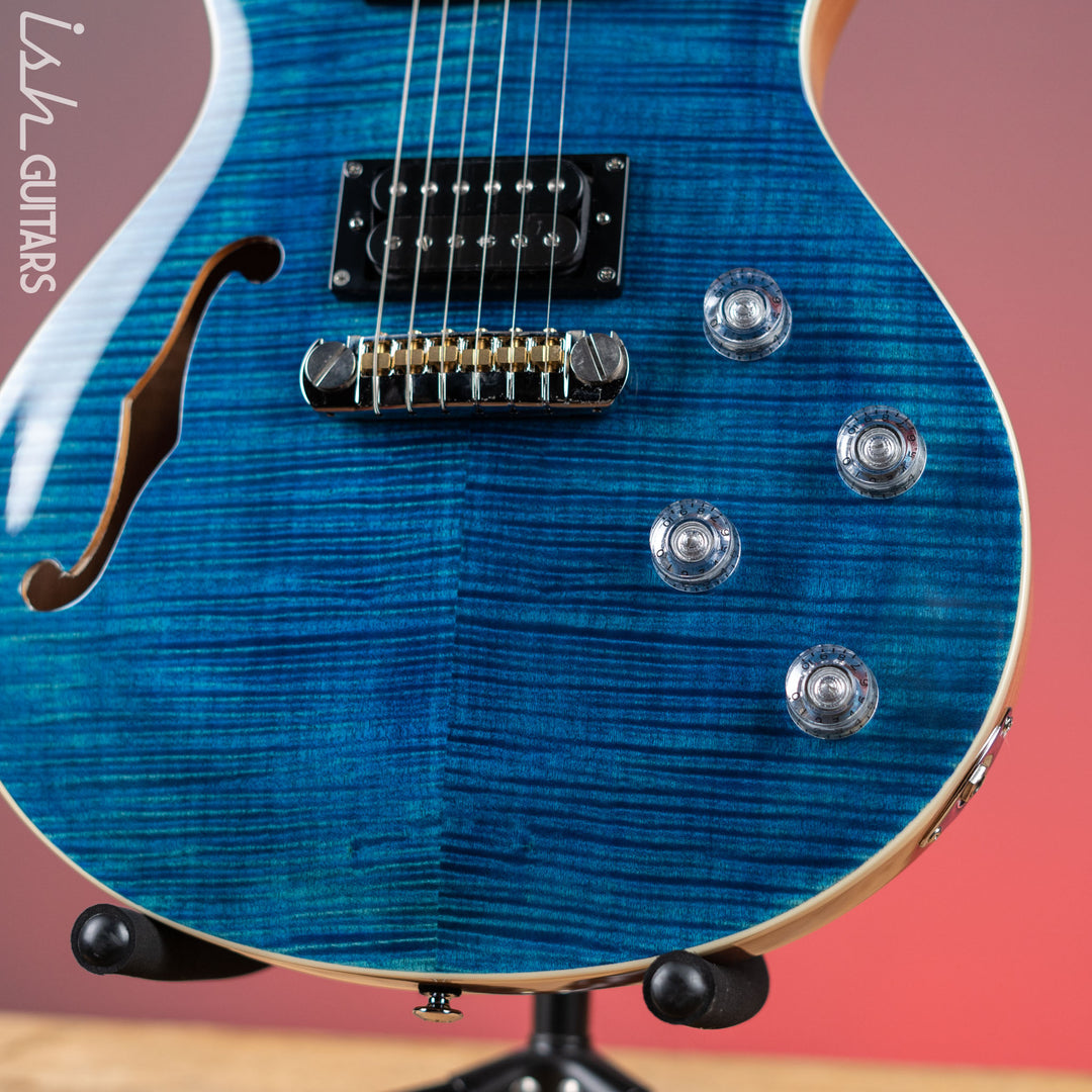 PRS SE Zach Myers 594 Semi-Hollow Myers Blue (Signed by Zach Myers!)