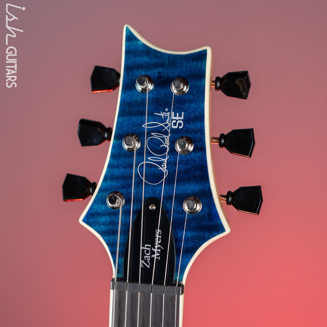 PRS SE Zach Myers 594 Semi-Hollow Myers Blue (Signed by Zach Myers