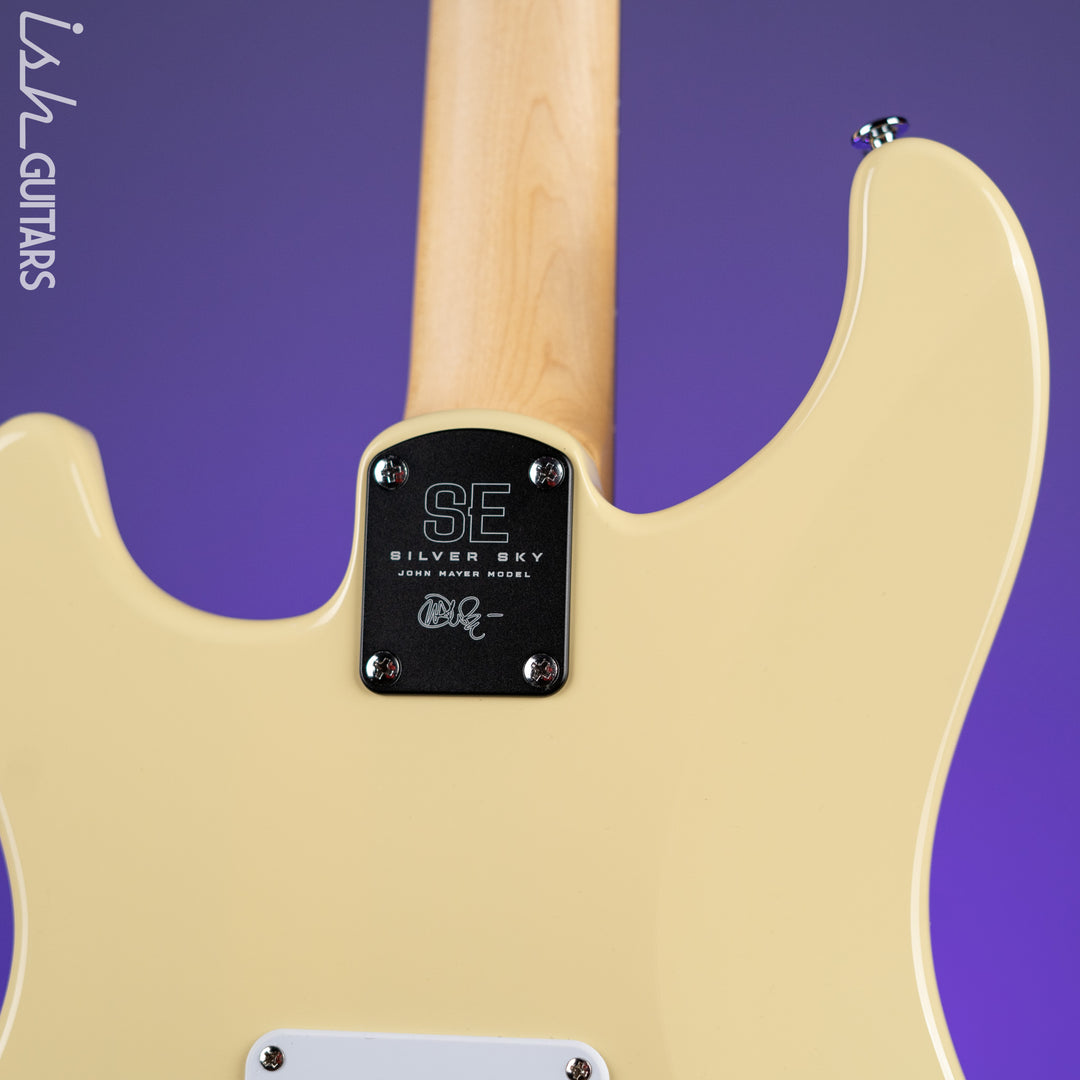 2022 PRS SE Silver Sky Moon White