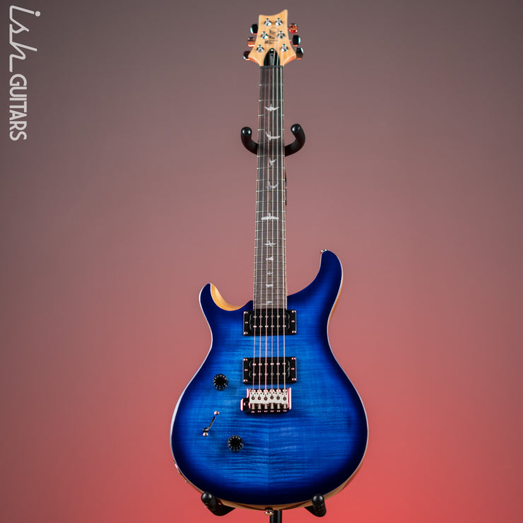 PRS SE Custom 24 Lefty Electric Guitar Faded Blue Burst