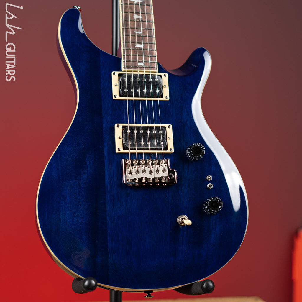 PRS SE Standard 24-08 Electric Guitar Translucent Blue – Ish Guitars