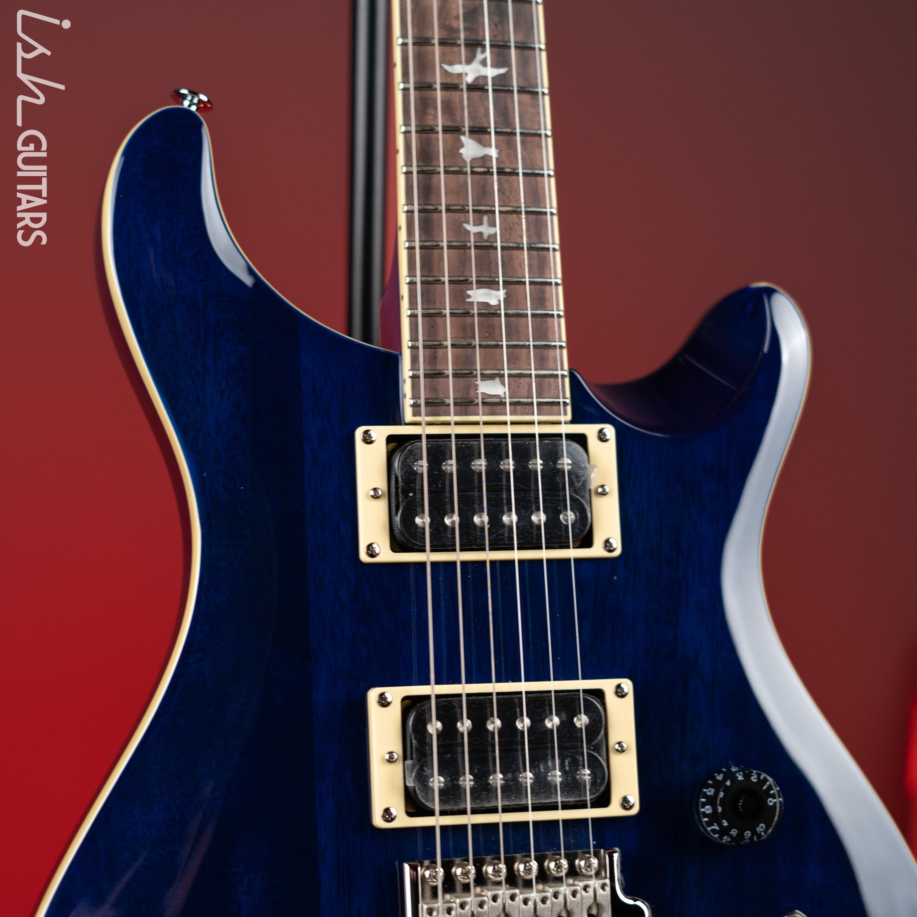 PRS SE Standard 24-08 Electric Guitar Translucent Blue – Ish Guitars