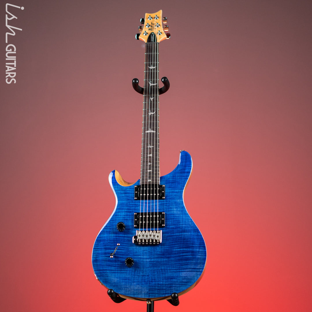 PRS SE Custom 24 Lefty Electric Guitar Faded Blue