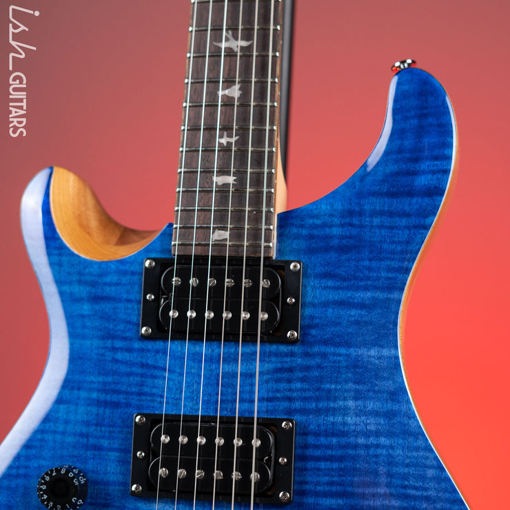 PRS SE Custom 24 Lefty Electric Guitar Faded Blue
