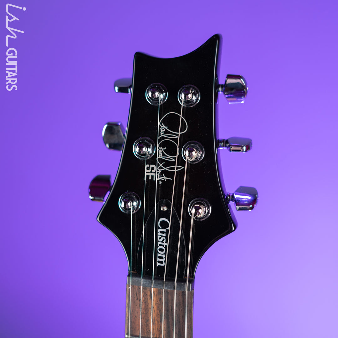 PRS SE Custom 24 Lefty Electric Guitar Black Gold Burst
