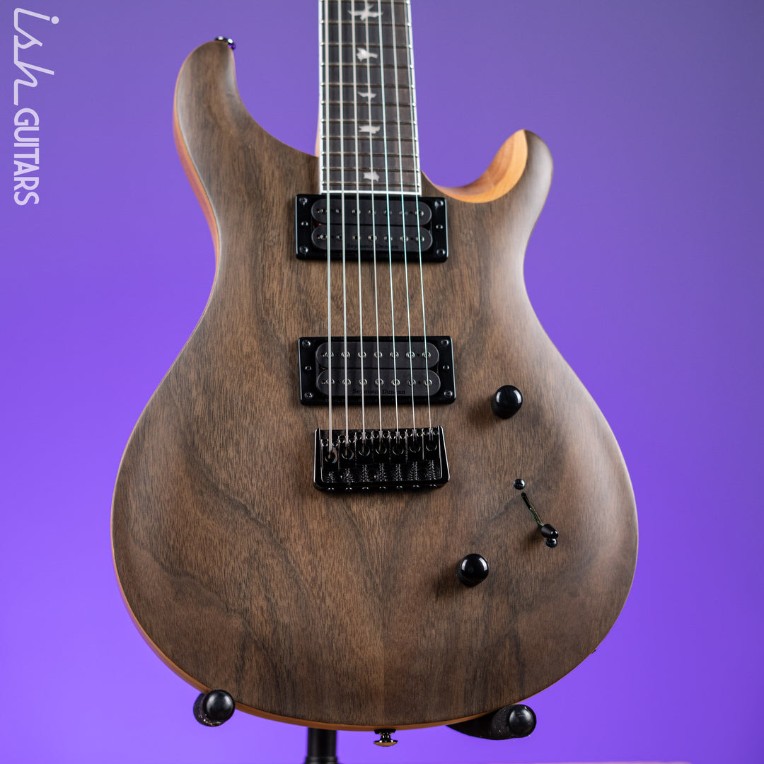 PRS SE Mark Holcomb SVN 7-String Electric Guitar Natural Walnut
