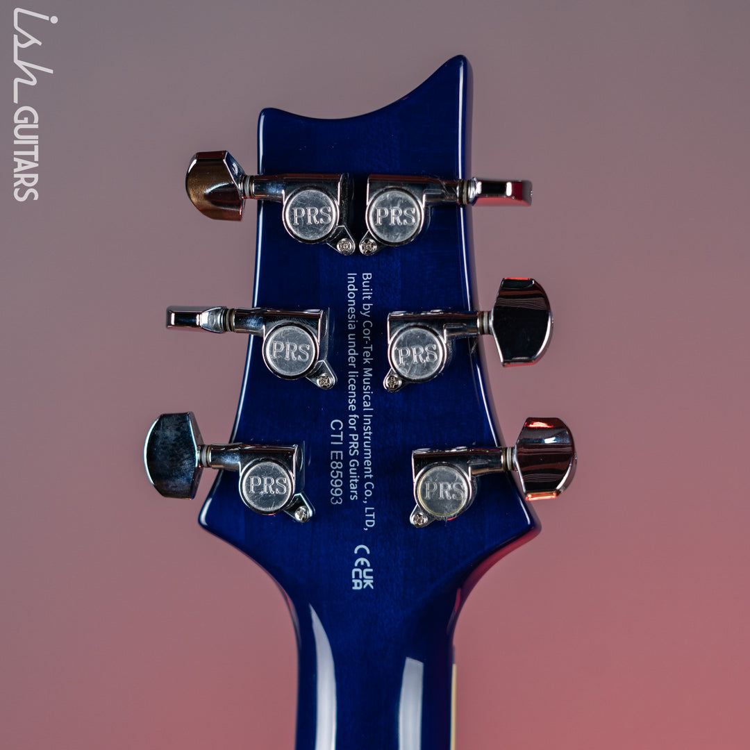 PRS SE Standard 24 Electric Guitar Translucent Blue – Ish Guitars
