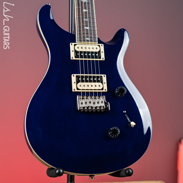 PRS SE Standard 24 Electric Guitar Translucent Blue – Ish Guitars