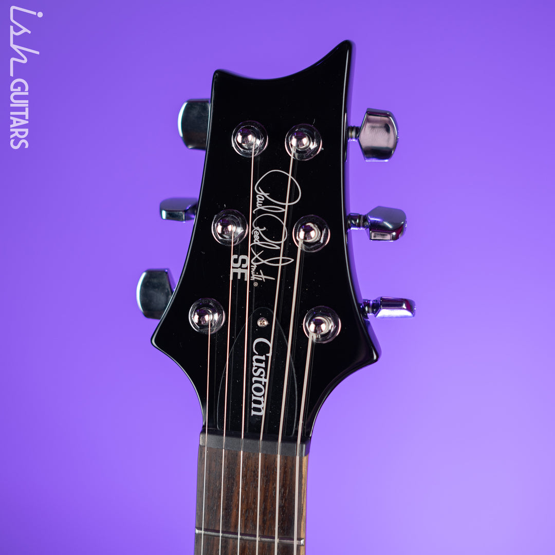 PRS SE Custom 24 Lefty Electric Guitar Black Gold Burst