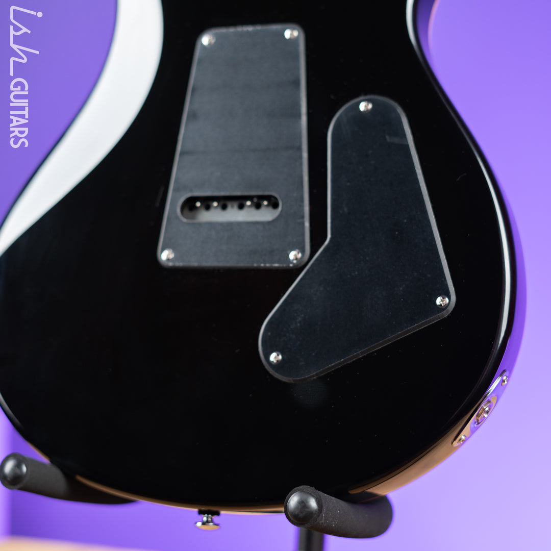 PRS SE Custom 24 Lefty Electric Guitar Black Gold Burst