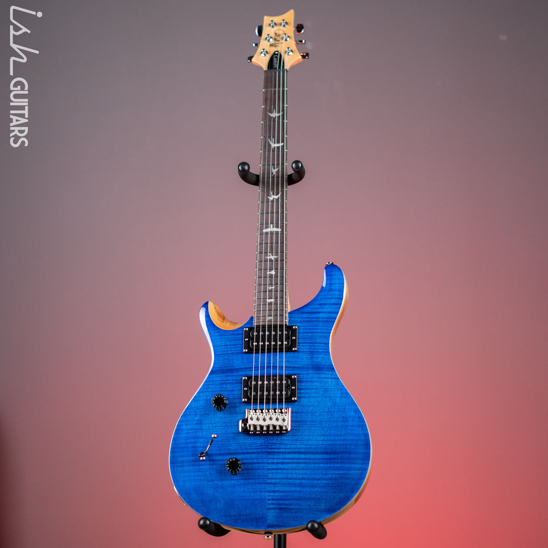 PRS SE Custom 24 Lefty Electric Guitar Faded Blue