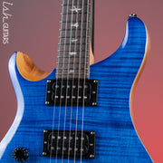 PRS SE Custom 24 Lefty Electric Guitar Faded Blue