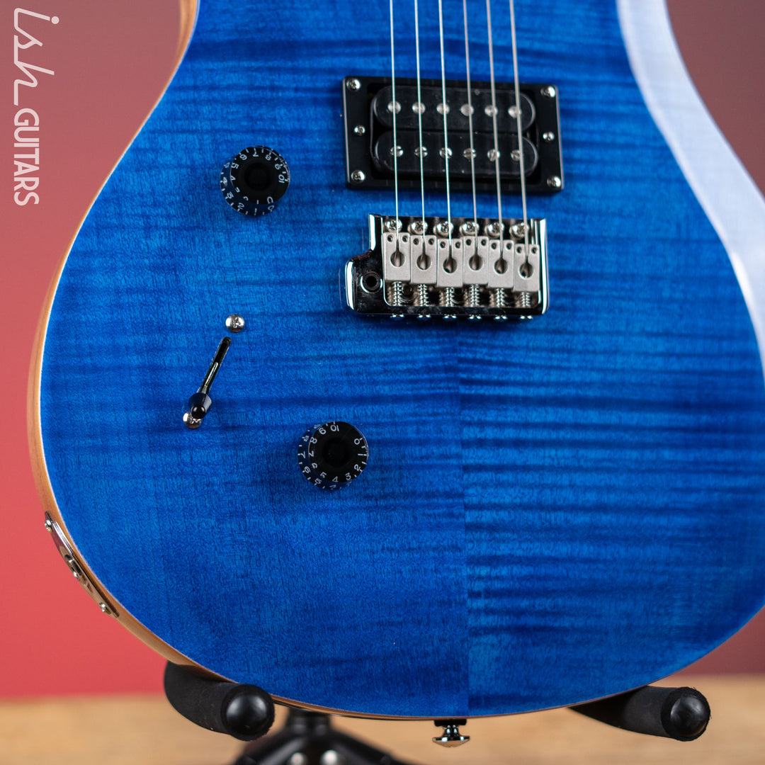 PRS SE Custom 24 Lefty Electric Guitar Faded Blue