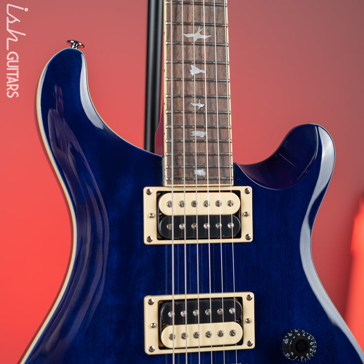 PRS SE Standard 24 Electric Guitar Translucent Blue – Ish Guitars