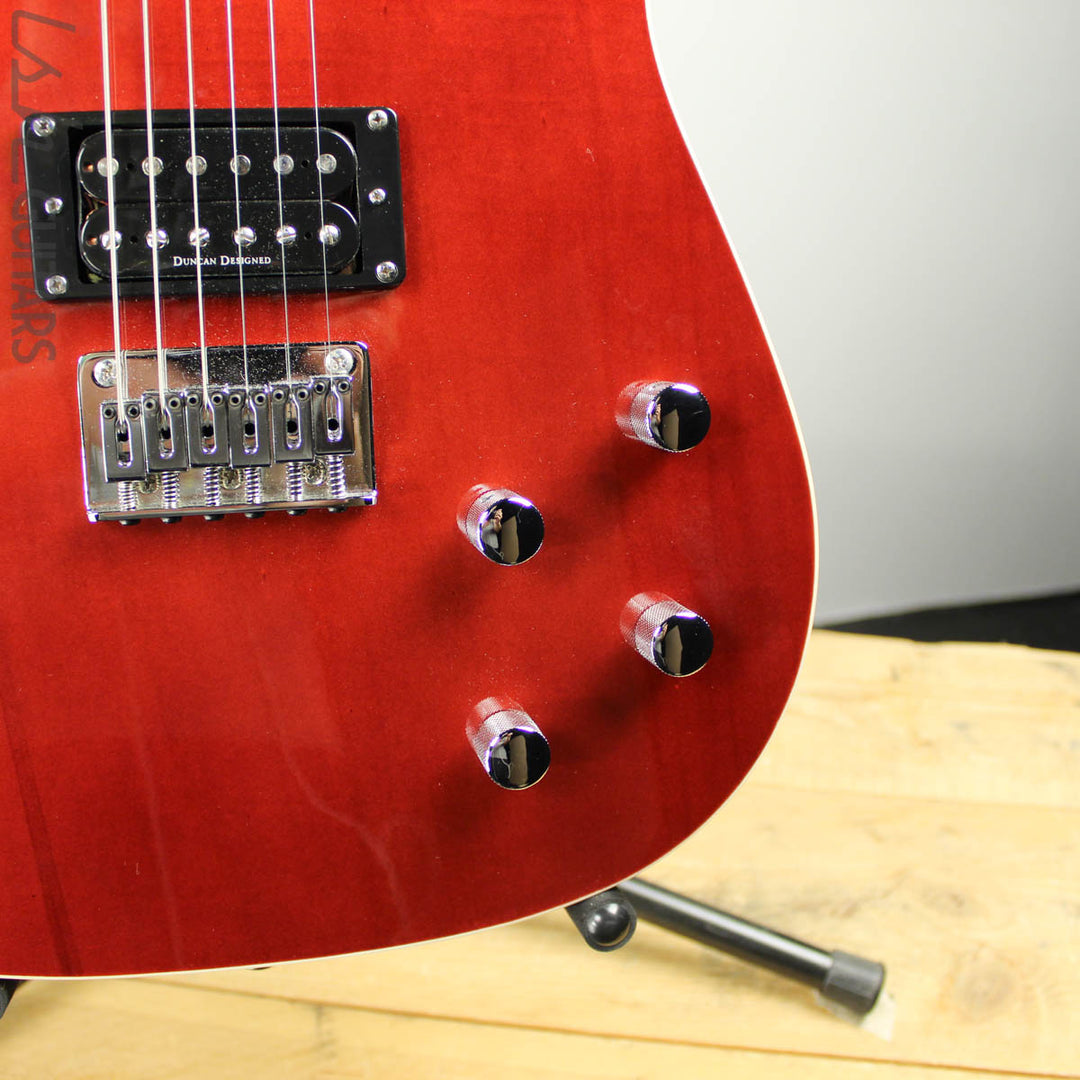 2000 Fender Squier Master Series Telecaster Standard Thinline Candy Apple Red