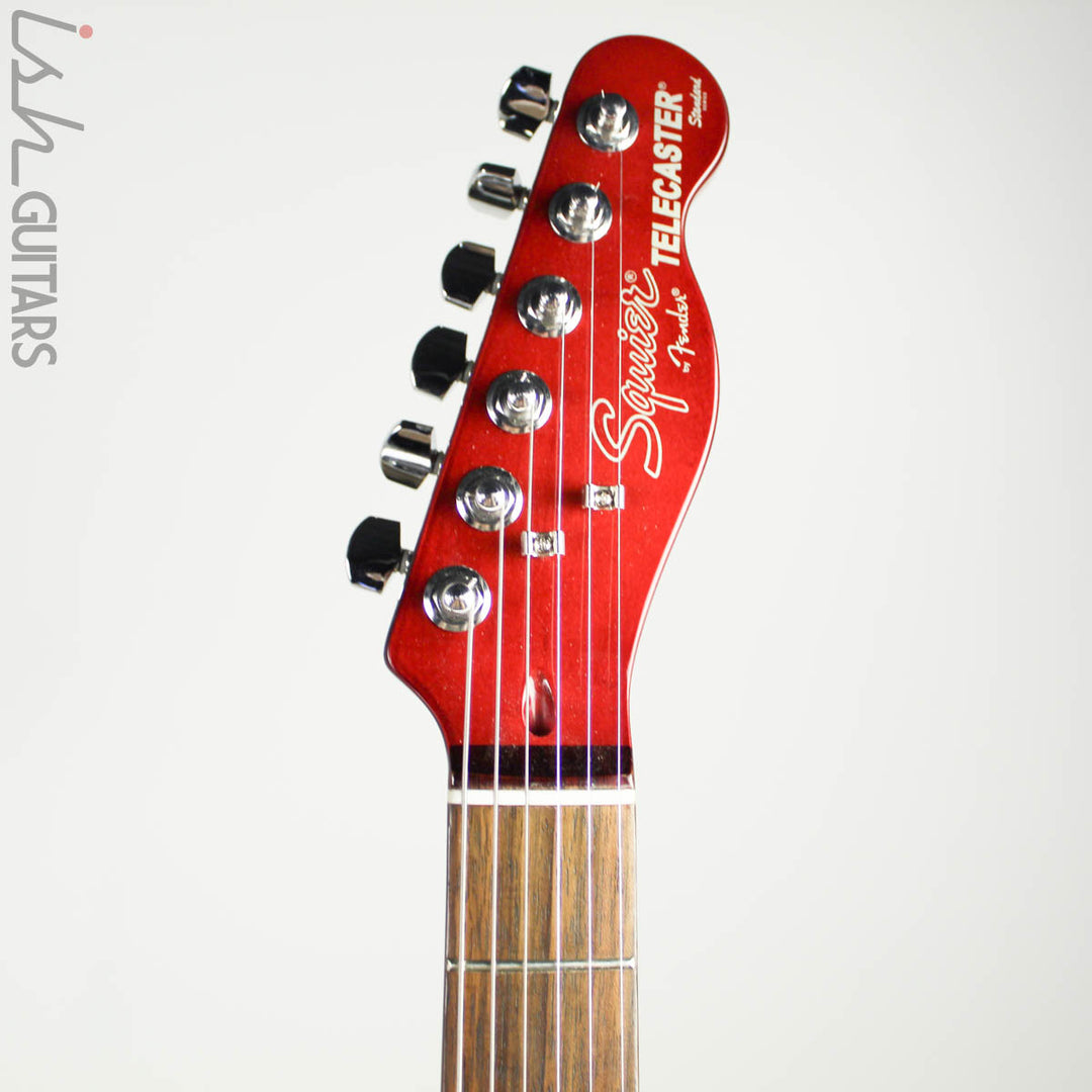 2000 Fender Squier Master Series Telecaster Standard Thinline Candy Apple Red
