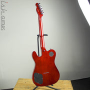 2000 Fender Squier Master Series Telecaster Standard Thinline Candy Apple Red