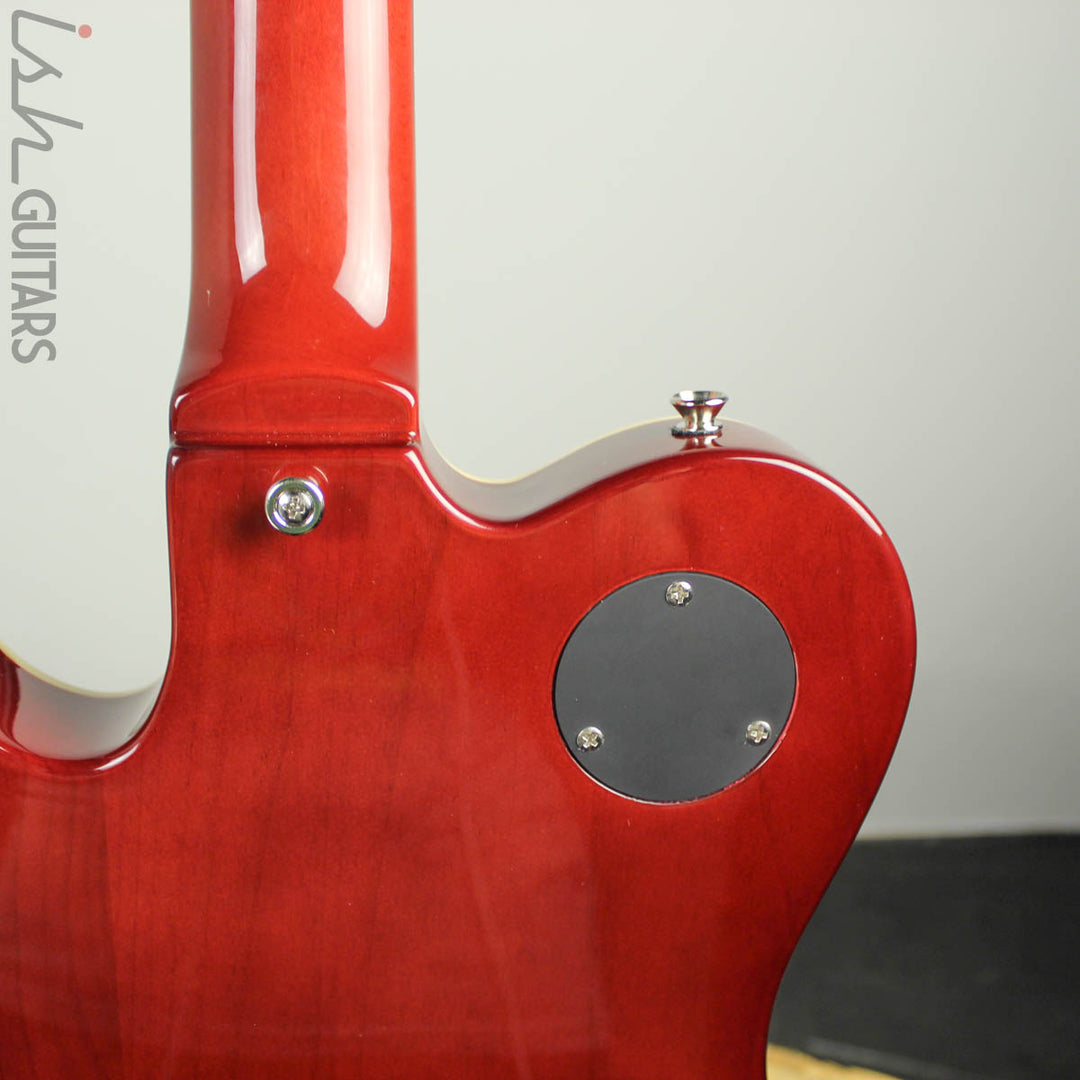2000 Fender Squier Master Series Telecaster Standard Thinline Candy Apple Red