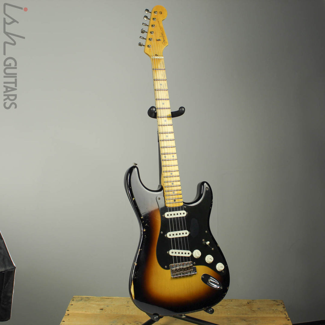 2015 Fender Strat Ancho Poblano Relic Custom Shop 2-Color Sunburst