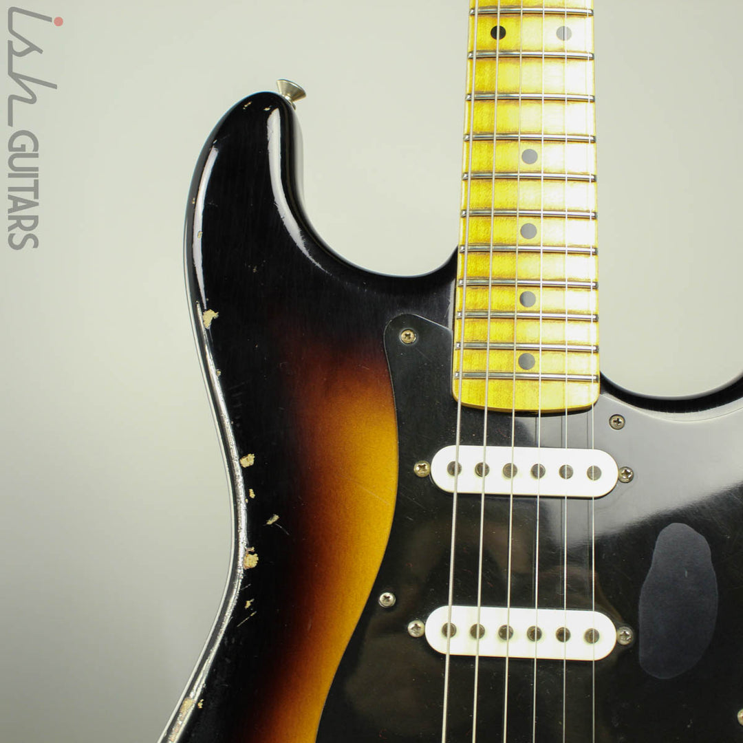 2015 Fender Strat Ancho Poblano Relic Custom Shop 2-Color Sunburst