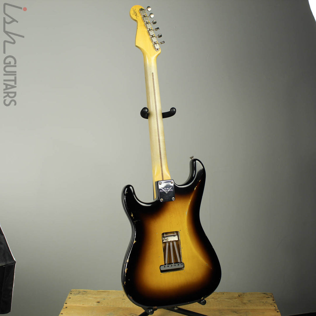 2015 Fender Strat Ancho Poblano Relic Custom Shop 2-Color Sunburst