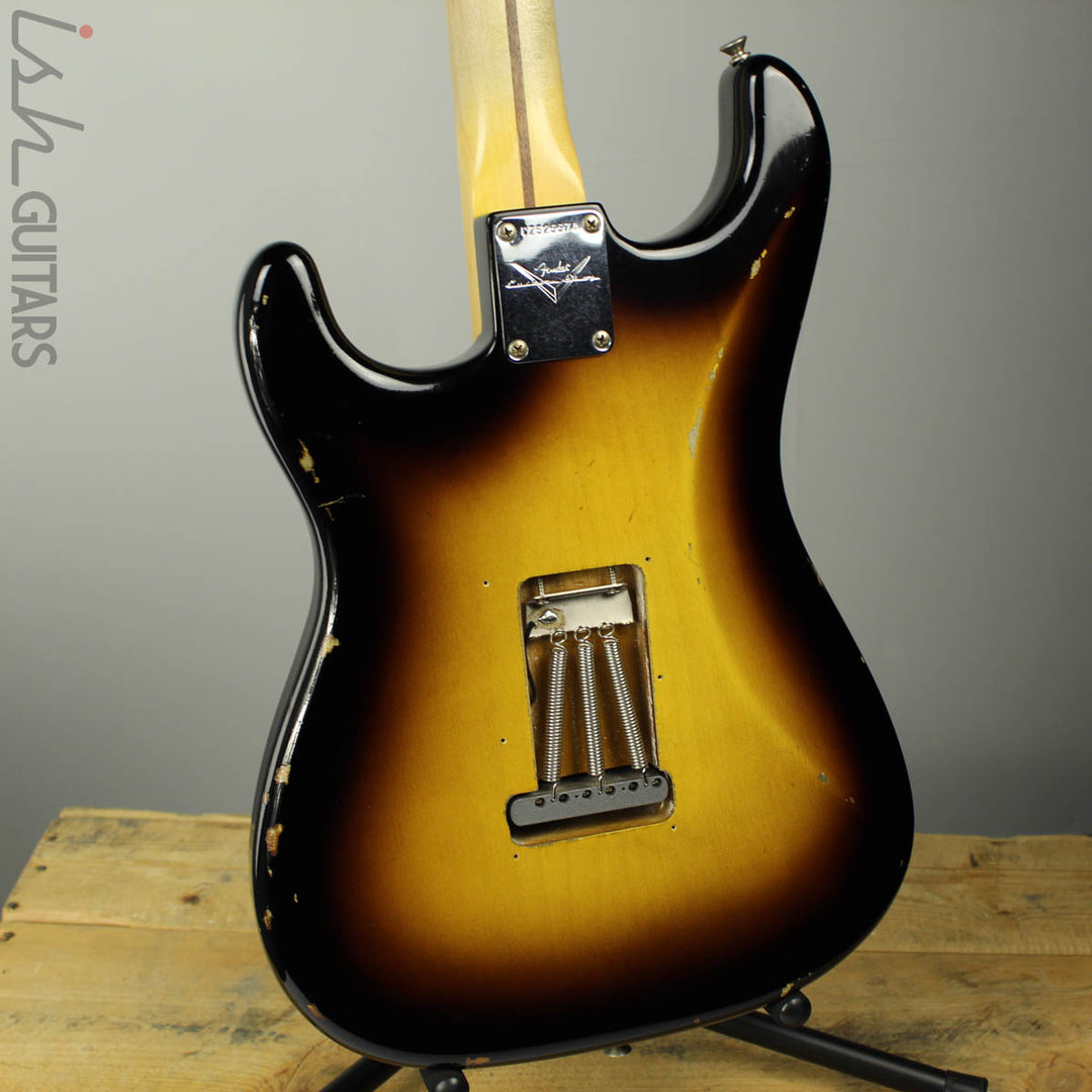 2015 Fender Strat Ancho Poblano Relic Custom Shop 2-Color Sunburst