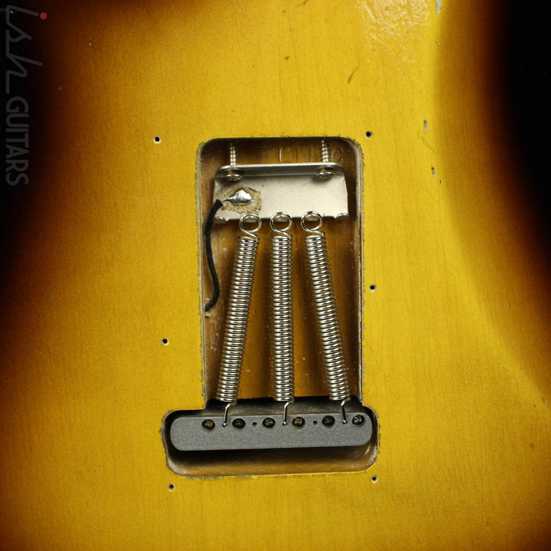 2015 Fender Strat Ancho Poblano Relic Custom Shop 2-Color Sunburst