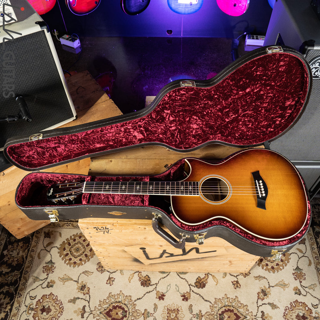 2019 Taylor BTO Custom Shop Grand Concert 12 Fret Florentine Torrefied Spruce Myrtlewood