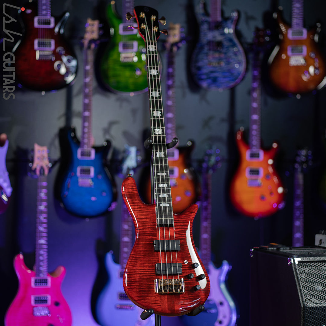 Spector Euro4 LT Rudy Sarzo Bass Scarlett Red Gloss