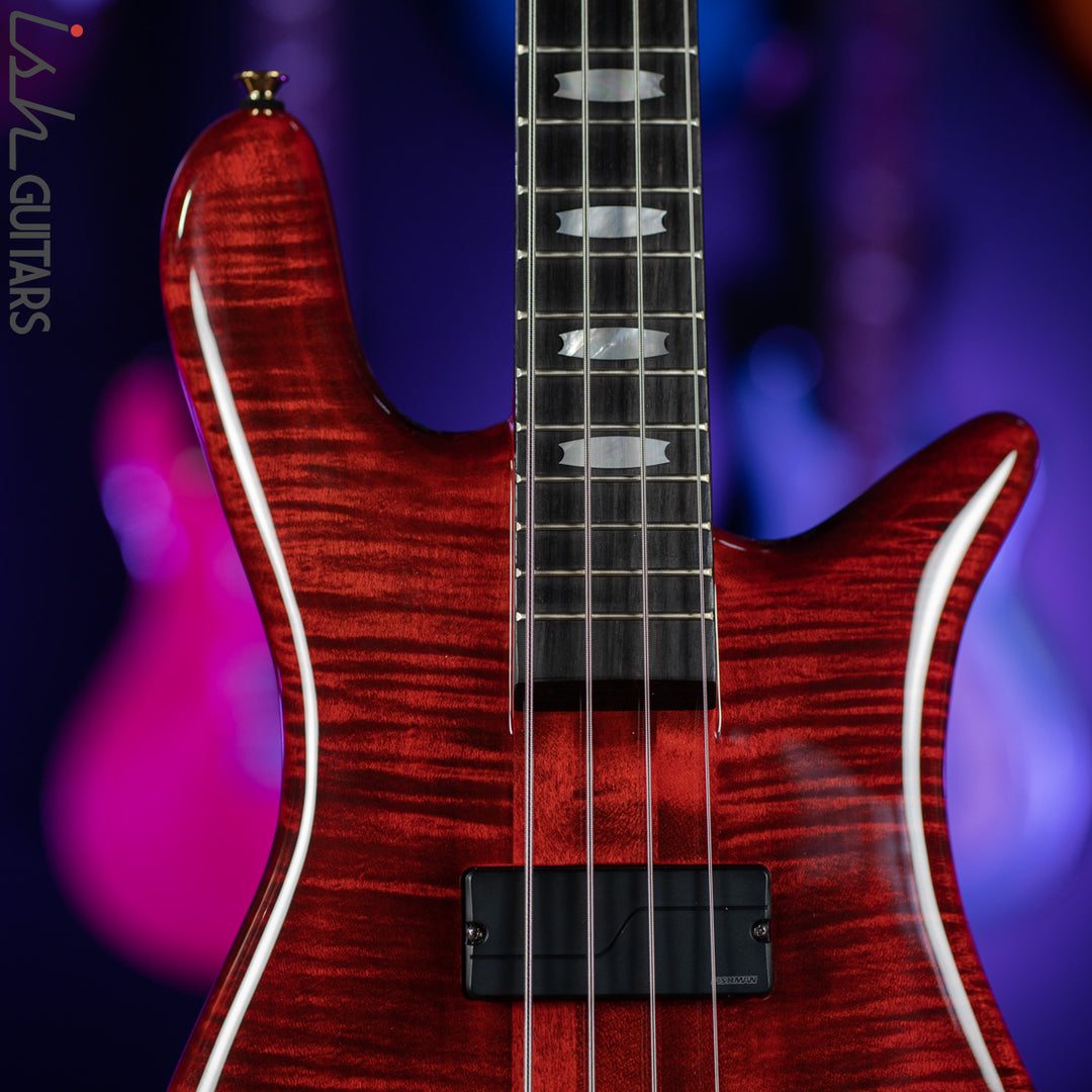 Spector Euro4 LT Rudy Sarzo Bass Scarlett Red Gloss