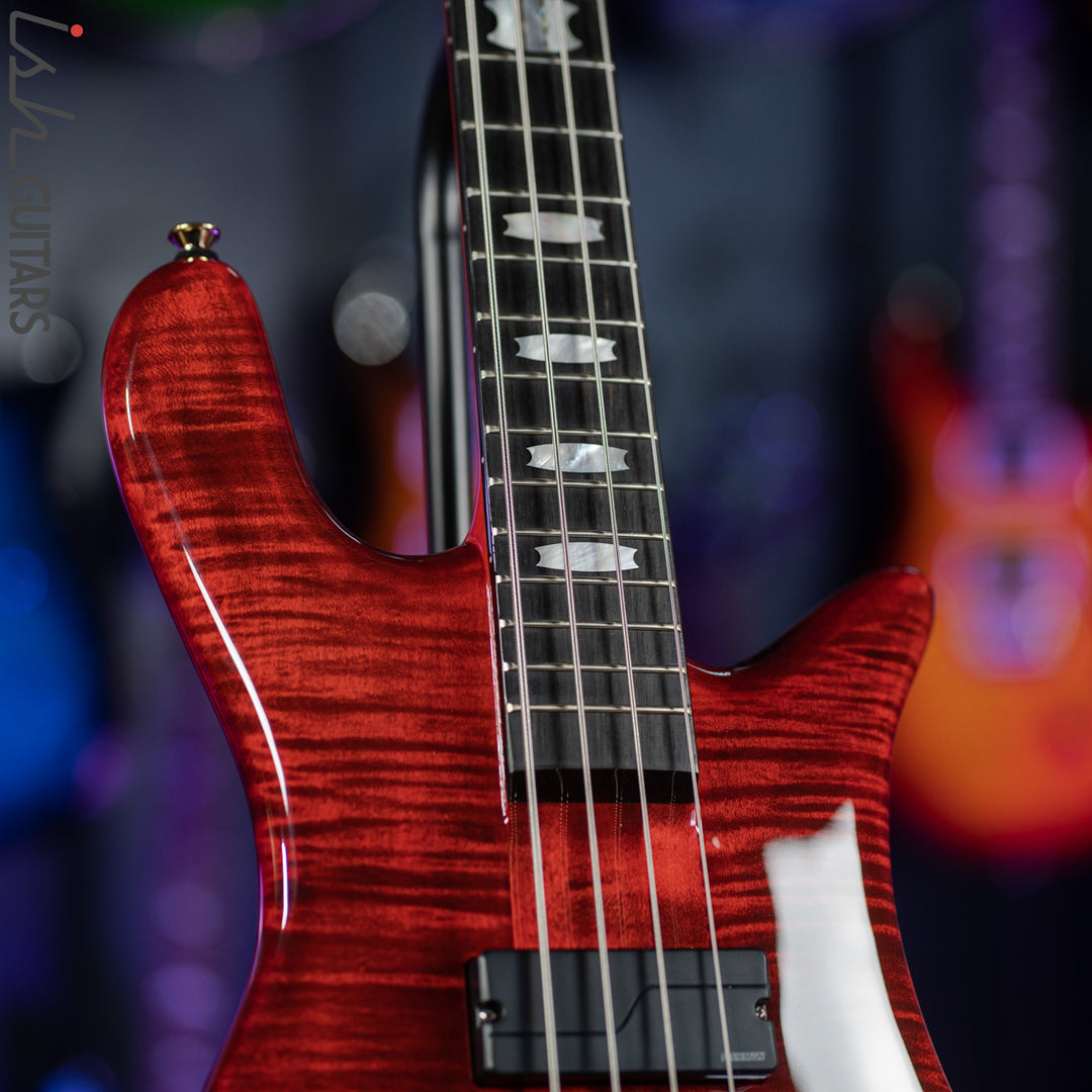 Spector Euro4 LT Rudy Sarzo Bass Scarlett Red Gloss