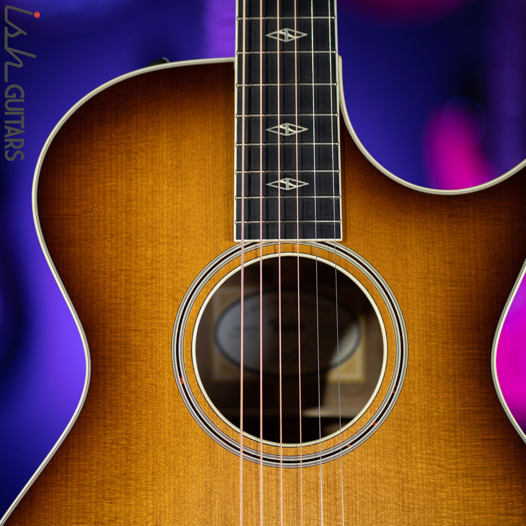 2019 Taylor BTO Custom Shop Grand Concert 12 Fret Florentine Torrefied Spruce Myrtlewood