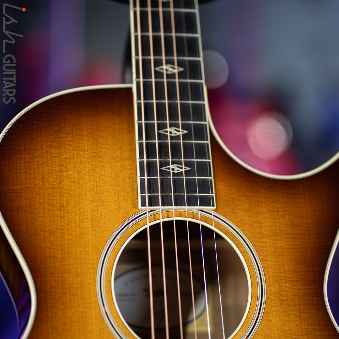 2019 Taylor BTO Custom Shop Grand Concert 12 Fret Florentine Torrefied Spruce Myrtlewood