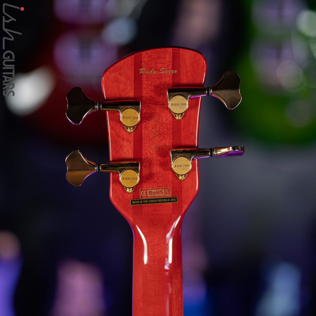 Spector Euro4 LT Rudy Sarzo Bass Scarlett Red Gloss