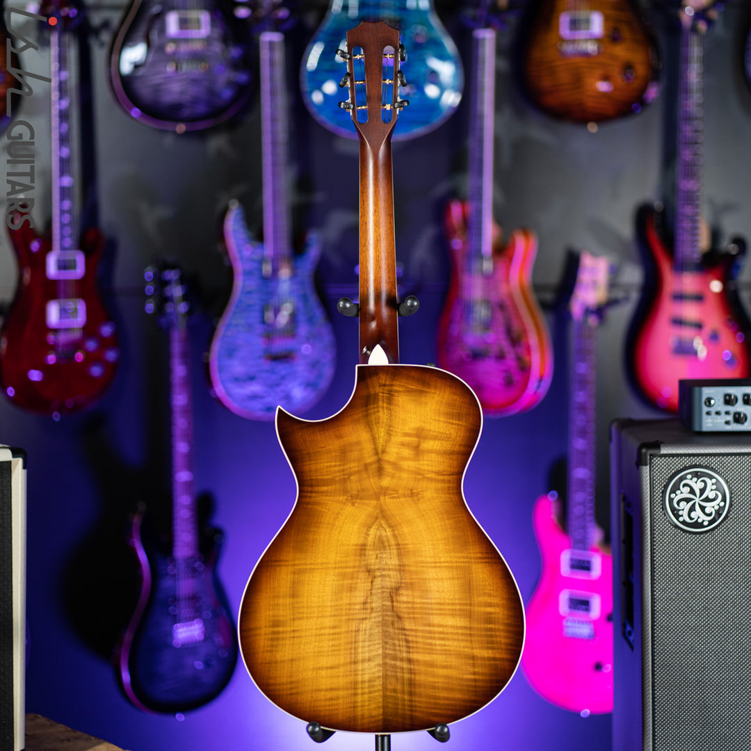 2019 Taylor BTO Custom Shop Grand Concert 12 Fret Florentine Torrefied Spruce Myrtlewood