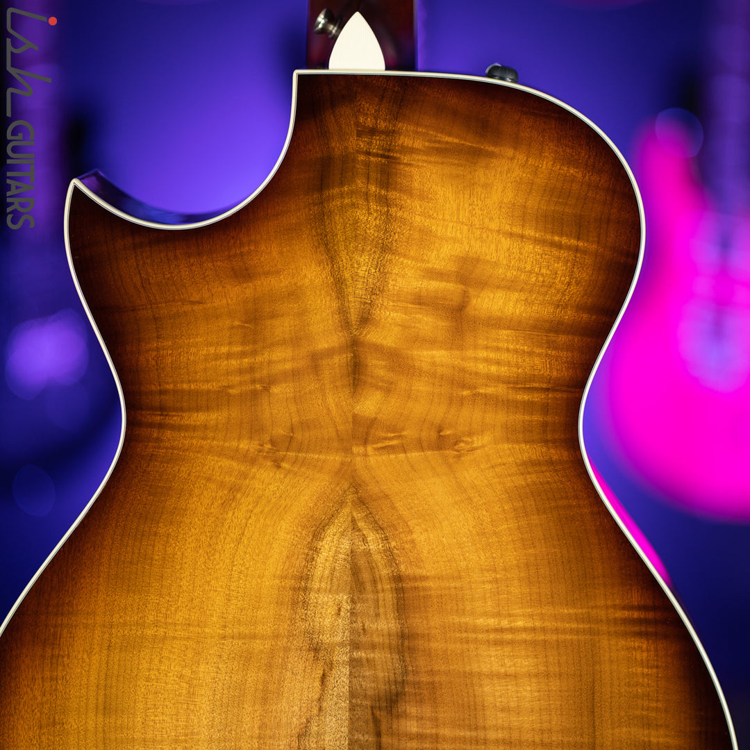 2019 Taylor BTO Custom Shop Grand Concert 12 Fret Florentine Torrefied Spruce Myrtlewood