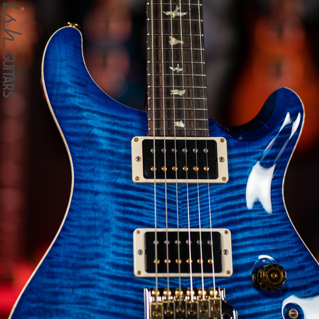PRS Custom 24 35th Anniversary Guitar Blue Matteo 10 Top