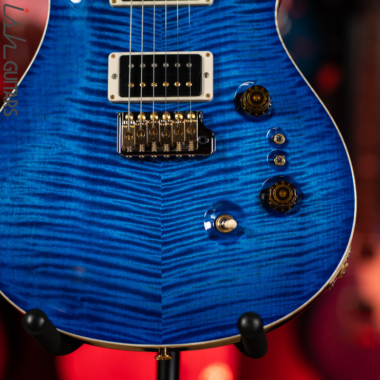 PRS Custom 24 35th Anniversary Guitar Blue Matteo 10 Top