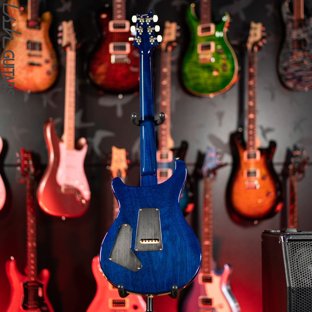 PRS Custom 24 35th Anniversary Guitar Blue Matteo 10 Top