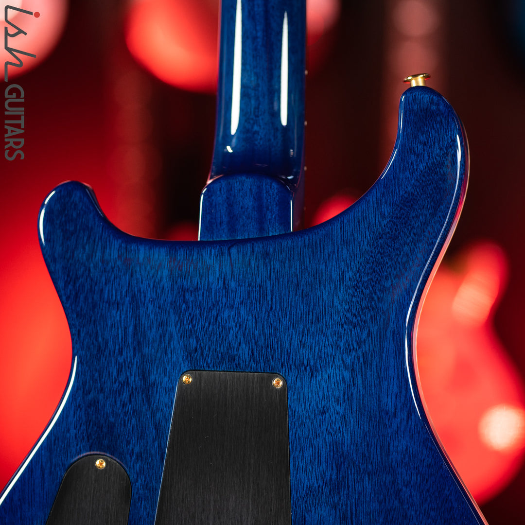 PRS Custom 24 35th Anniversary Guitar Blue Matteo 10 Top
