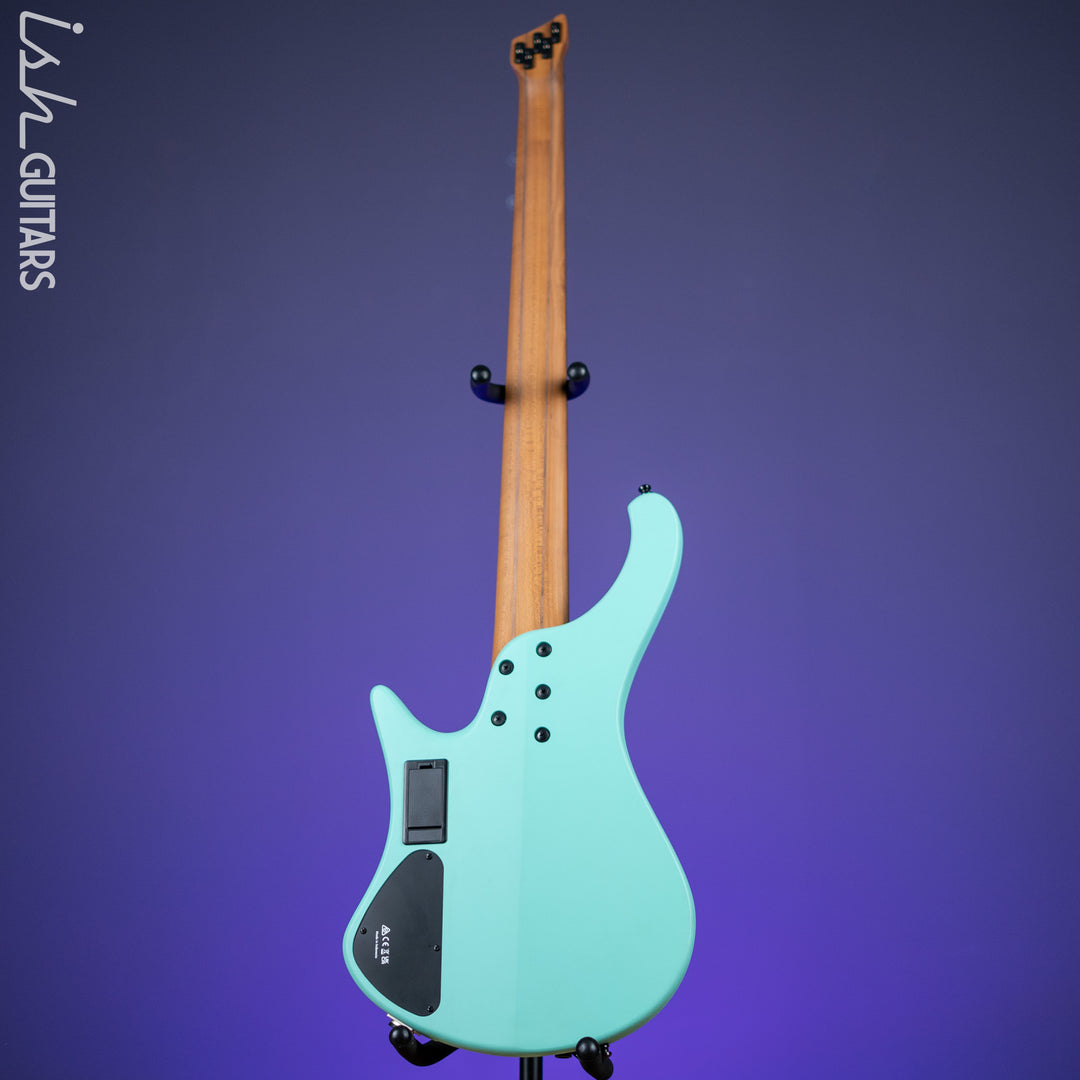 Ibanez EHB1005MS Multi-Scale 5-String Headless Bass Seafoam Green Matte Demo