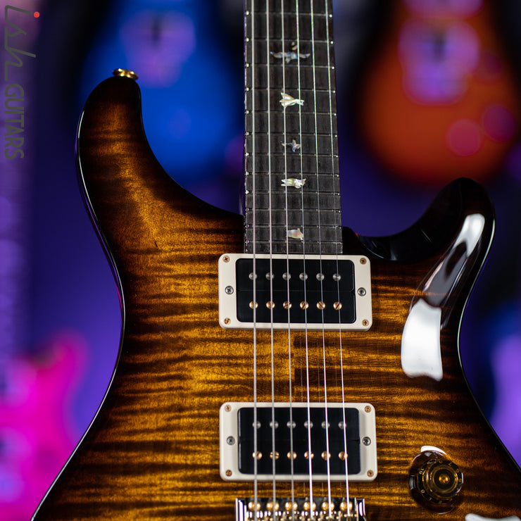 2021 PRS Custom 24 35th Anniversary Black Gold Burst 10 Top