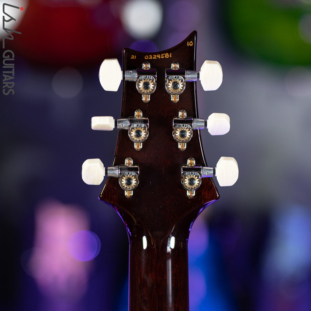 2021 PRS Custom 24 35th Anniversary Black Gold Burst 10 Top