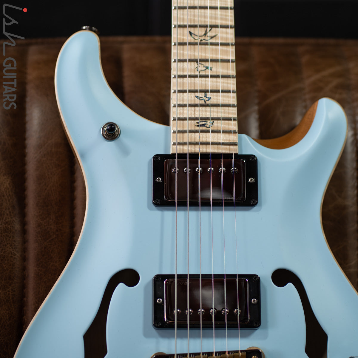 PRS McCarty 594 Hollowbody II Wood Library Powder Blue Satin