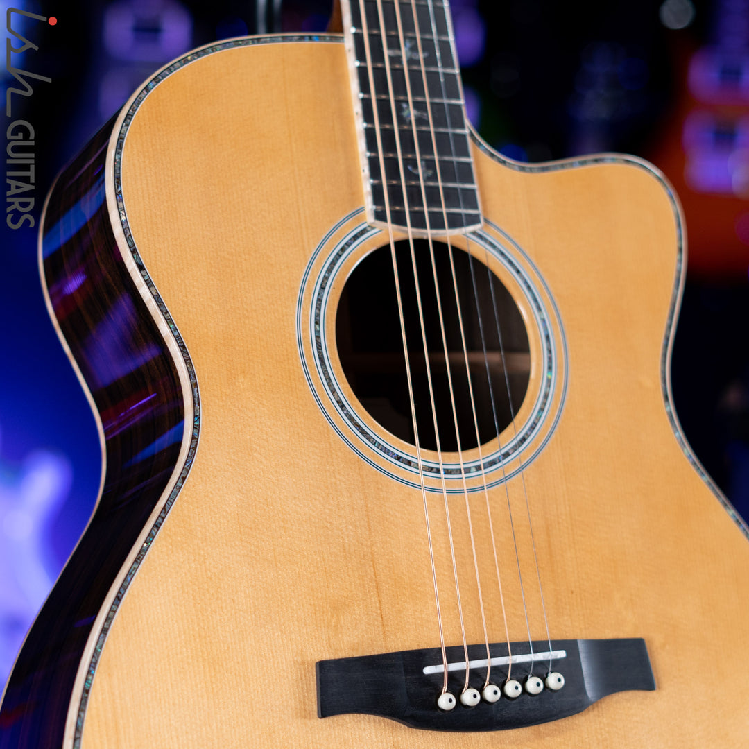 PRS SE A60E Angelus Acoustic Electric Guitar Ziricote