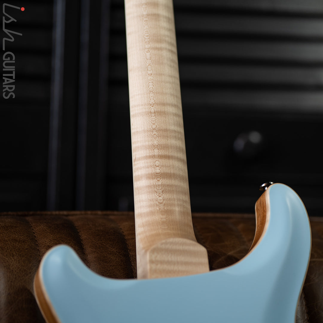 PRS McCarty 594 Hollowbody II Wood Library Powder Blue Satin Opaque