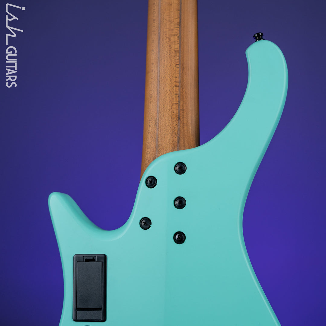 Ibanez EHB1005MS Multi-Scale 5-String Headless Bass Seafoam Green Matte Demo